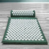 acupressure mat with pillow green