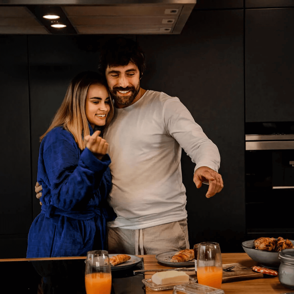 Weighted Robe Poseidon Blue