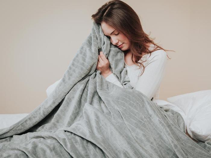 Gravity® Weighted Blanket grey